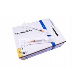 Strzykawki sterylne j.u. 100szt 1ml 0,5* 25 z igłą TBC